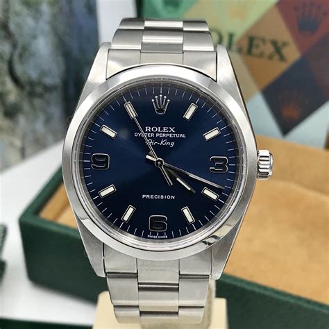 rolex air king 34mm blue|buy Rolex Air-King 2022.